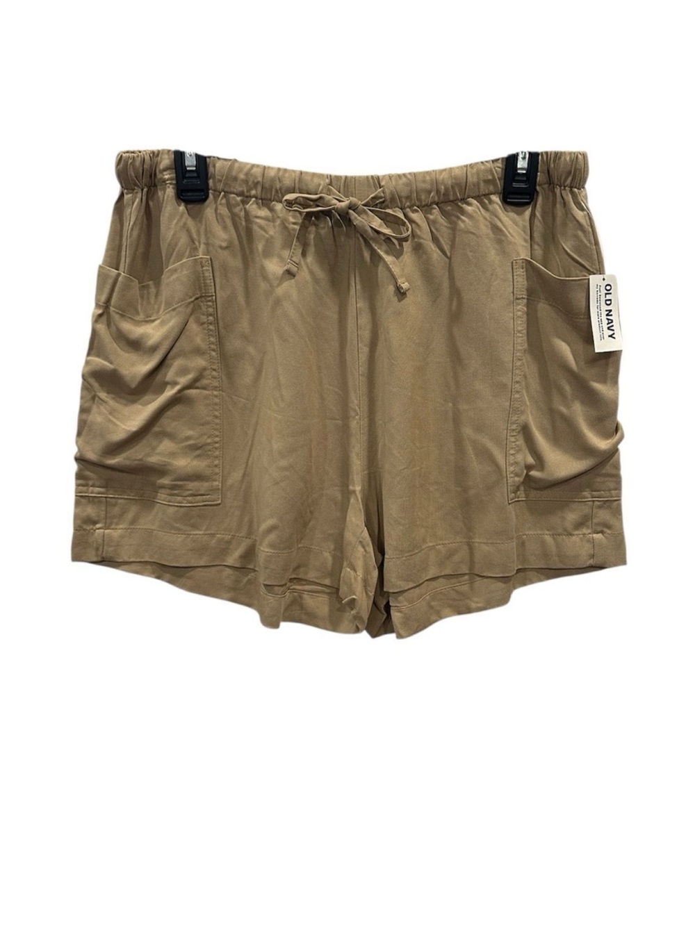 Old Navy High Waisted Playa Shorts NEW Shore Enough Medium Tan 692778